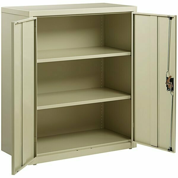 Hirsh Industries 18'' x 36'' x 42'' Putty Storage Cabinet with 2 Shelves - Assembled 22001 42002001